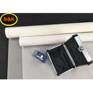 High Tension Polyester Screen Mesh Plain Weave Faster Tension Stability