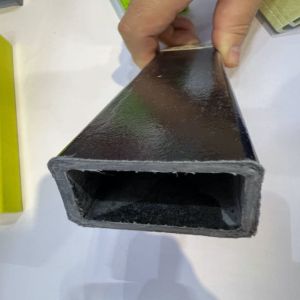 Quality High Tensile Strength Rectangular Square Tube With Reinforced Ridges For Harsh Environments for sale