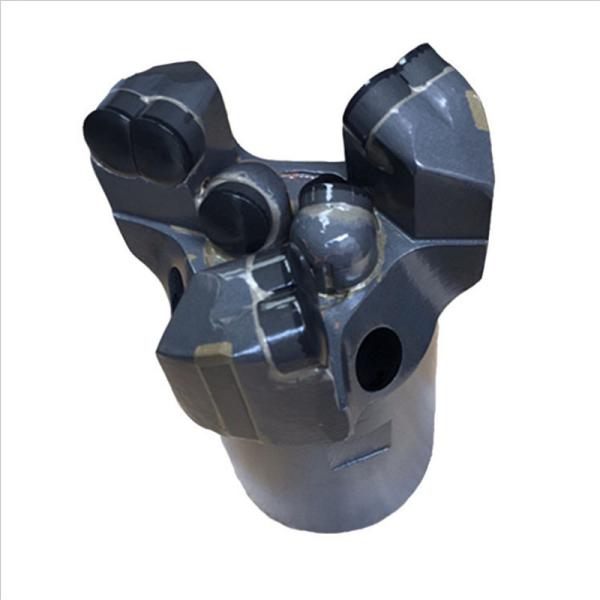 Steel PDC Drill Bit Three-Wing Concave Coreless Button Bit for Coal Mining and