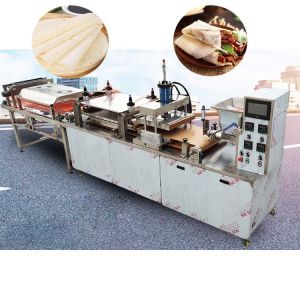 Fully Automatic Flour Tortilla Making Machine Electricity Heated For Restaurant