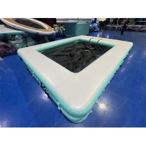 Durable Drop Stitch Portable Floating Ocean Sea Swimming Yacht Pool Inflatable