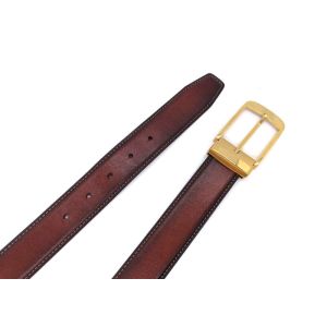 Handmade Men 's Genuine Leather Dress Belt For Work Business And Casual