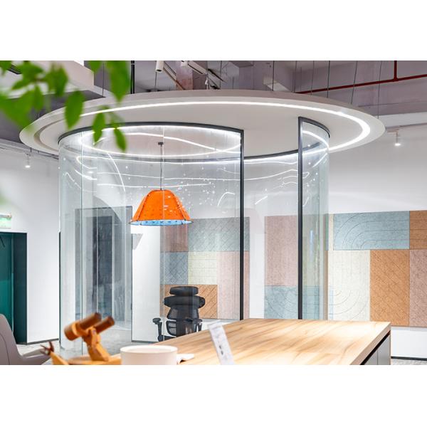 Frameless Design Maximizes Daylighting Partition Wall Glazed Wall Customized