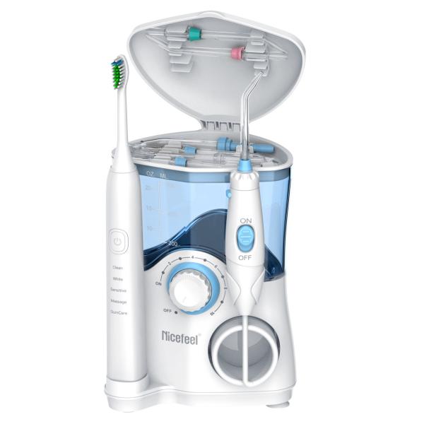 Buy Functional Nozzles Dental Water Flosser With Sonic Electric Toothbrush 600ml at wholesale prices