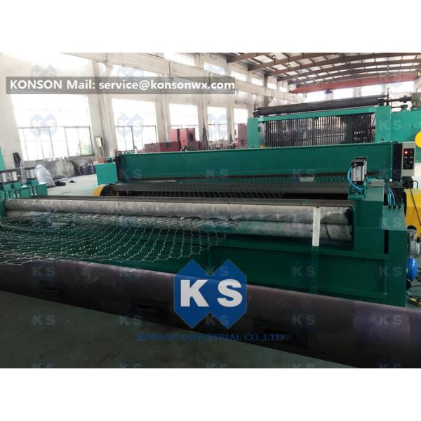 Automatic Oil System Gabion Wire Mesh Machine Overload Protect Clutch High Efficiency