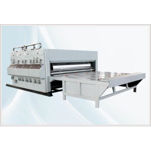 Semi-auto Folder Gluer, Carton Box Folding + Gluing, stitching & strapping as