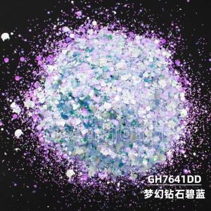 Bulk Chunky Loose Rainbow Holographic Glitter Sequin Polyester 3D Cats