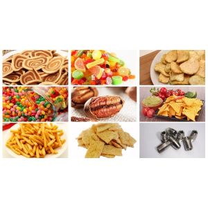 Plastic Bag Granule Packing Machine , PLC Control Auto Weighing Packing Machine