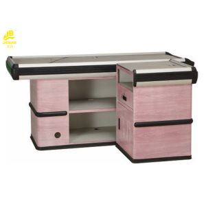 304 Stainless Steel Supermarket Checkout Counter 1800x600x850mm Dimension