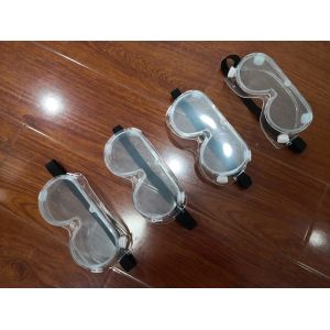 Scratch Resistant Lab Safety Goggles , Transparent Anti Fog Safety Glasses