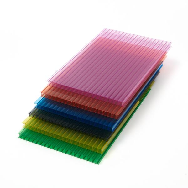 Buy 16mm 20mm Polycarbonate Hollow Sheet Greenhouse Pc Plastic Sheet at wholesale prices