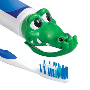 PVC Spread Heads Toothpaste Caps Toy Cat Head With Cartoon Patterns