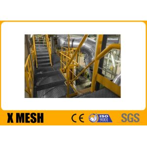 Q235 Serrated Carbon Steel Bar Grating F Plain Style ISO9001