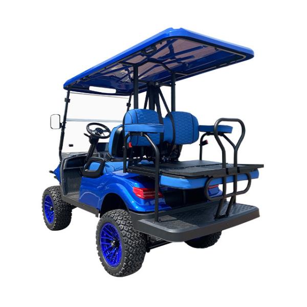 72 V 4 Passenger ESP 4 Wheel Electric Drive Motorized Street Legal Golf Cart