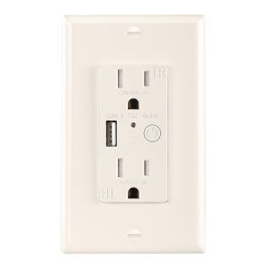 Tuya Intelligent Zigbee Wall Socket 15A 127V for Residential Application