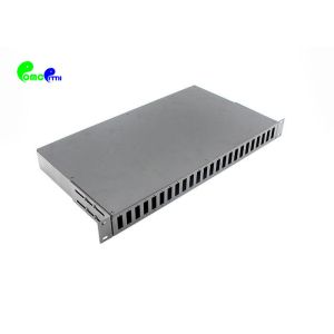 Rack Mount ODF Patch Panel 1U 19" 24 Ports 24 48 96 Fibers SC DX LC Quad