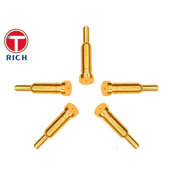 Barrel Plating Processing CNC Brass Parts Connector Probe Copper Needle Brass Bed Parts