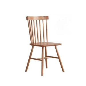 Quality Nordic solid wood Windsor chair solid wood dining chair back chair exit simple oak restaurant chair for sale