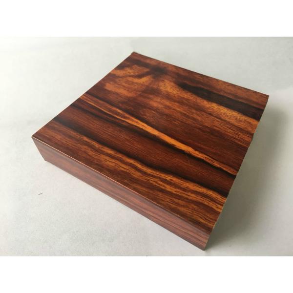 Buy Unique Emulation Wood Finish Aluminium Profiles Composite Panel Rectangle Shape at wholesale prices