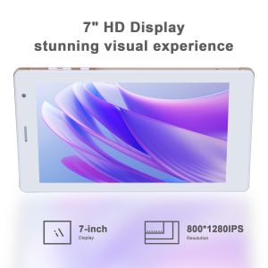 C idea 7 Inch Android Smart Tablets 8+512GB Quad Core WiFi Tablet HD Touch