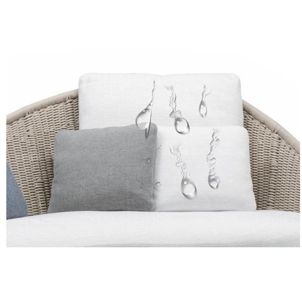 Modern Leisure Rattan back All Weather Outdoor Sofa Chair Patio Garden Furniture Handmade Wicker Sofa