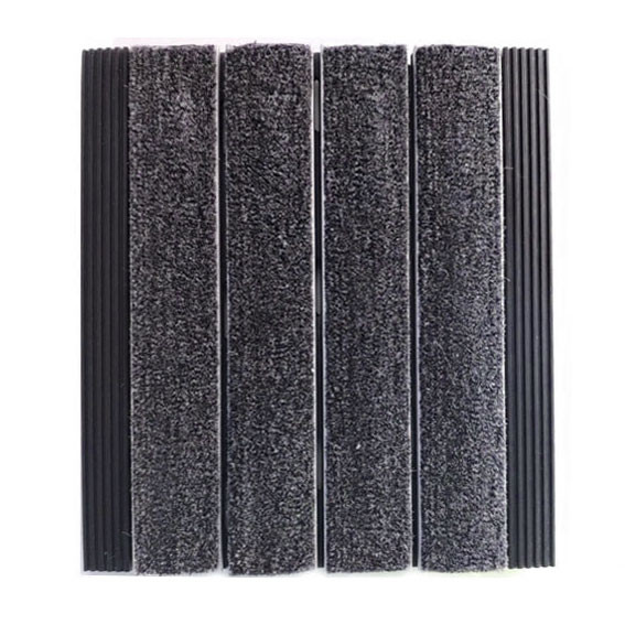 Buy 20mm Rubber Matting Aluminum Entrance Mat Anti Slip Safety Mat Dust Control at wholesale prices