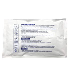 White Round Disposable ECG Electrodes Medical Adult 50mm Diameter