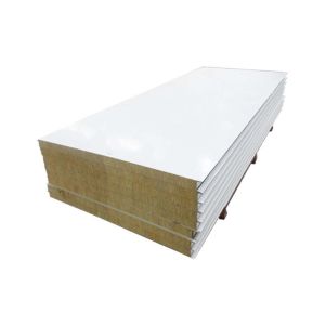 EPS PU Rock Wool Sandwich Panel Board Used For Steel House Wall
