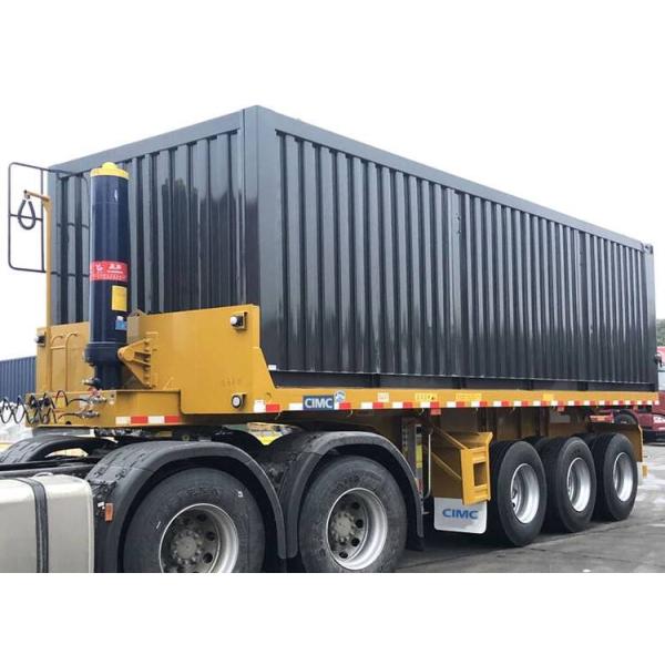 Container Hydraulic Cylinder 40FT Tri Axle Semi Tipper