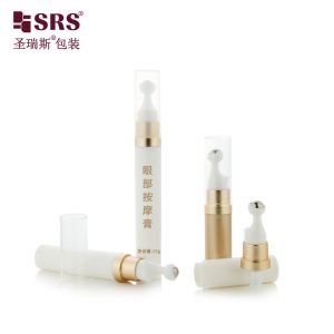 A0035 7.5ml 10ml 15ml Empty Customization Eye Serum Gel Massage Roller Steel