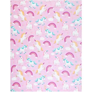 Printing Pattern Polyester Flannel Blanket For Kids Anti Pilling