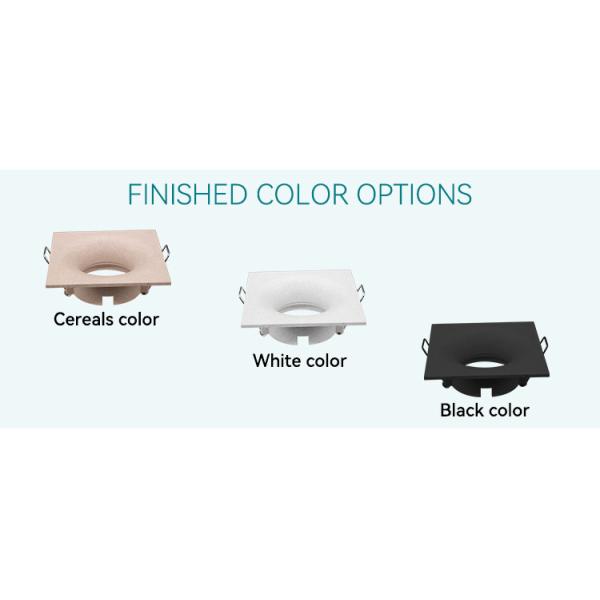 Modern Down Light Housing Square Anti Glare LED Recessed Light Housing