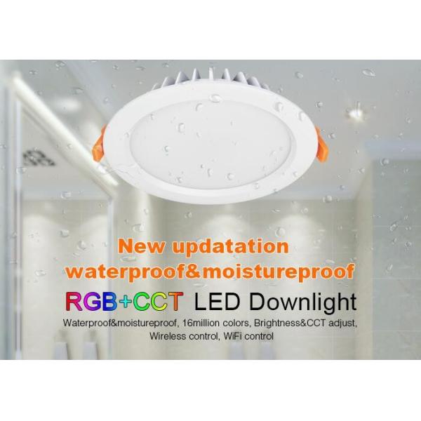Milight Wifi IP65 Waterproof 15W RGB+CCT LED Downlight 2.4G RGB and CCT