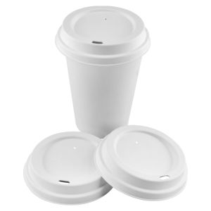 Biodegradable 80mm 90mm Sugarcane Bagasse Cups And Lids