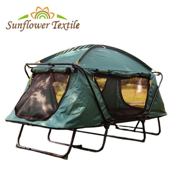 Buy 128x18x85cm Army Green Oxford Camping Double Cabin Tent With Bed at wholesale prices