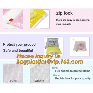 Protection Usage For Packaging Slider Bags Air Bubble Bags,Biodegradable pvc