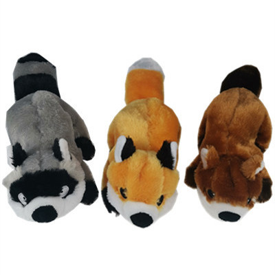 Buy 3 ASSTD 33cm Squirrel Pet Plush Toys at wholesale prices