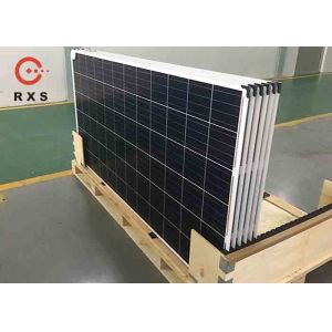Quality polycrystalline dual glass solar panel / 330W / 72cells / 24V / white for sale