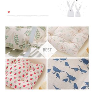 40 * 40CM Plush Seat Cushions Cotton Material Machine Washable Printing Logo