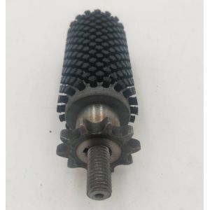 Mechanical Of Brush Roller With Sprocket Brush Cleaning And Conveying Brush