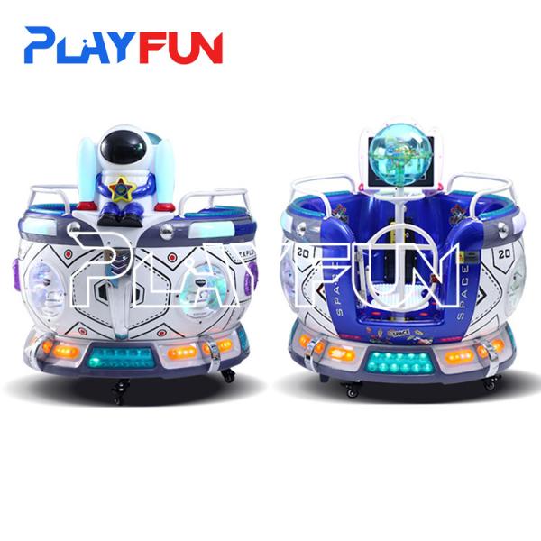 Buy Playfun  Space cup rides MP5  Rotate cup plastic kiddie rides kids game machine at wholesale prices