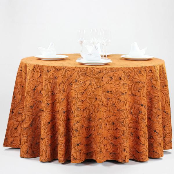 Buy Jacquard Banquet Linens Hotel Restaurant Round Tablecloth at wholesale prices