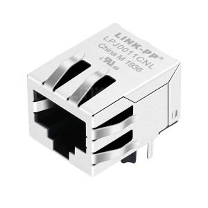 Quality Halo HFJ11-2450 Compatible LINK-PP LPJ0011CNL 10/100 Base-T Ethernet RJ45 Modules Connector Tab Down Without Led for sale