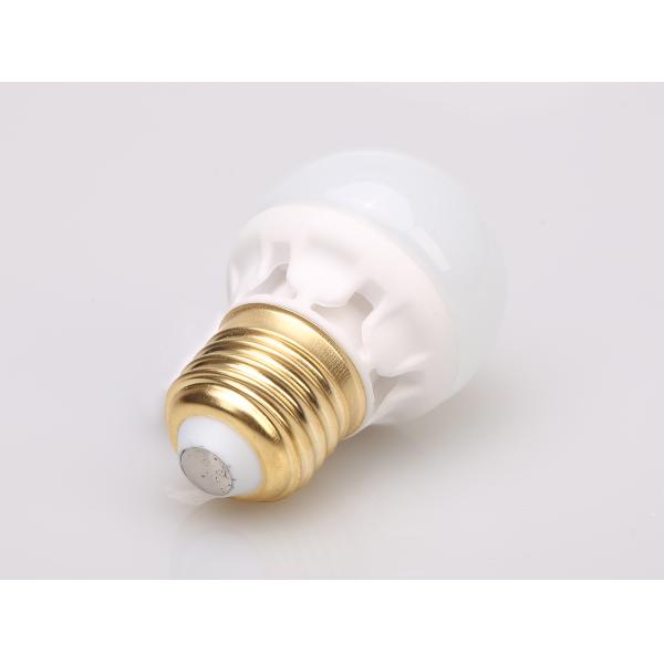 Bright Plastic / Glass 400LM G45 LED Bulb AC100 - 240V 5 Watt 2700K - 6400K