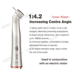 China CA-G4/CA-G4S  1:4.2 Increasing Contra Angle Dental extraction handpiece on sale