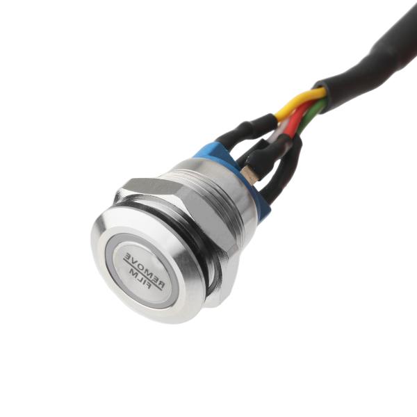 Buy Pushbutton LED White M12 IP65/IP67 to HSG MALE 43025-0400 Pitch 3.0mm MX Power Switch Activator at wholesale prices