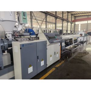 40-160mm Diameter Double Wall Corrugated Pipe Machine with Water and Fan Cooling