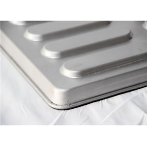 Sliver 530x380x40mm 0.8mm Hot Dog Bun Pan