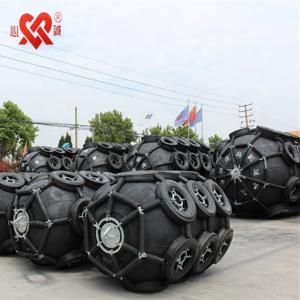 China High Pressure Pneumatic Inflatable Marine Fenders Black on sale