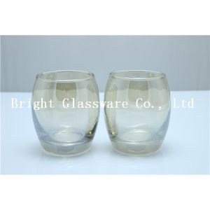 Quality Beautiful colorful blown candle holder, hurricane glass for sale